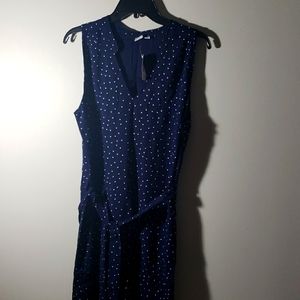 Women New Gap polka dots dress with tag.